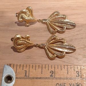 Elegant Goldtone Drop Earrings